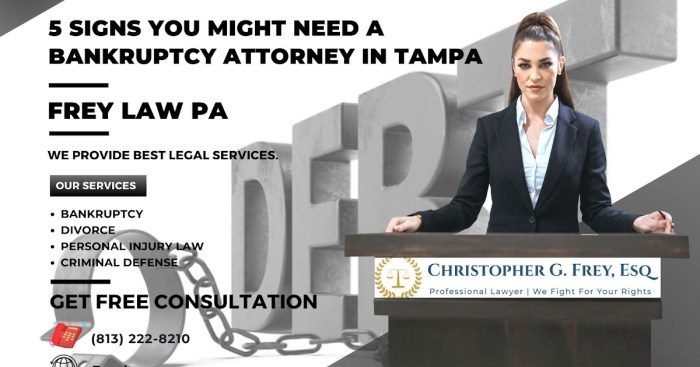 5 Signs You Might Need a Bankruptcy Attorney in Tampa