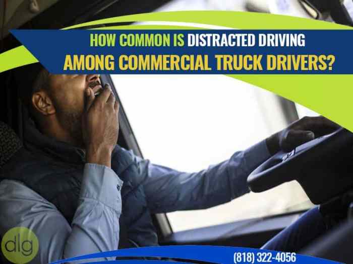 How Common is Distracted Driving Among Commercial Truck Drivers?